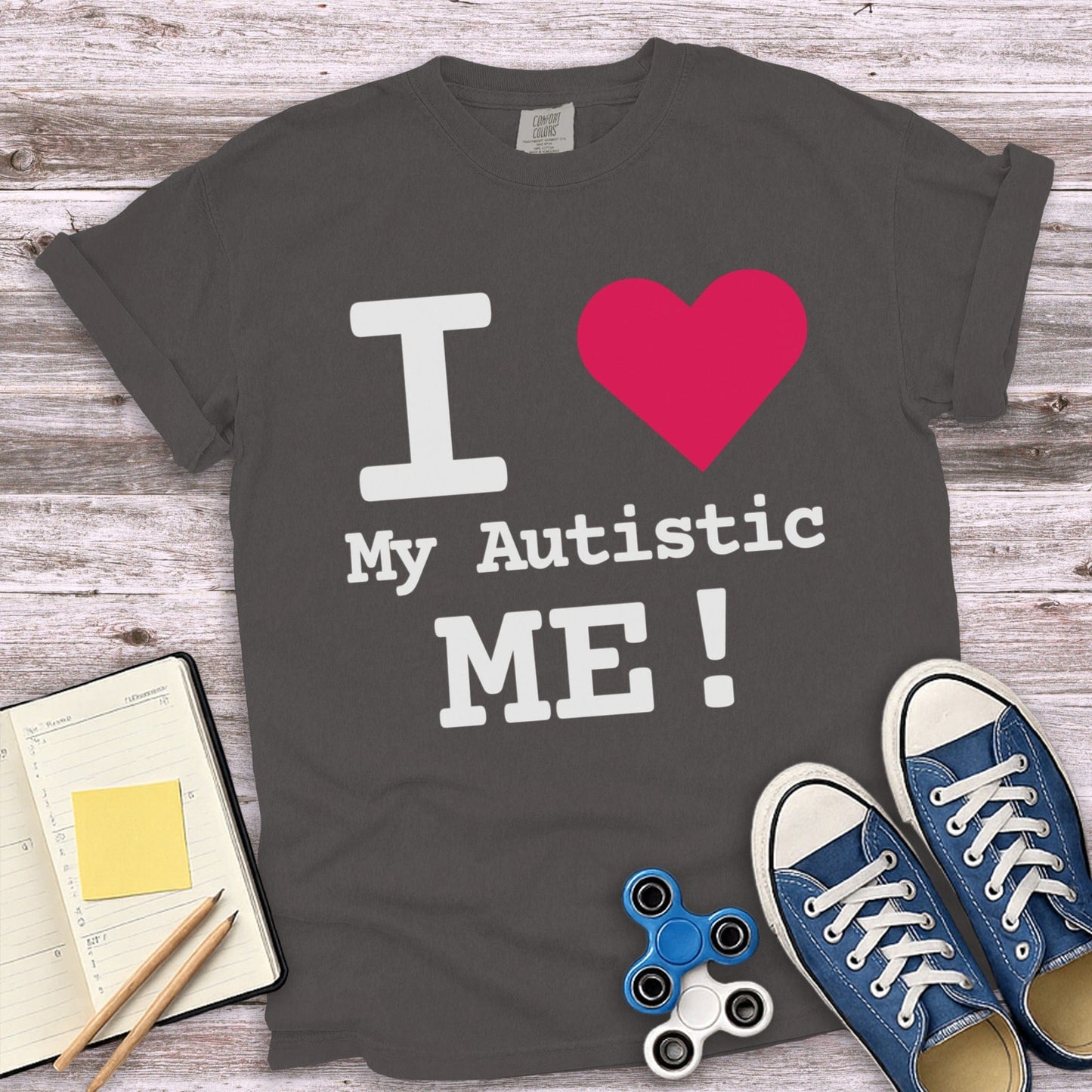 I Love My Autistic ME Graphic Tee Shirt product