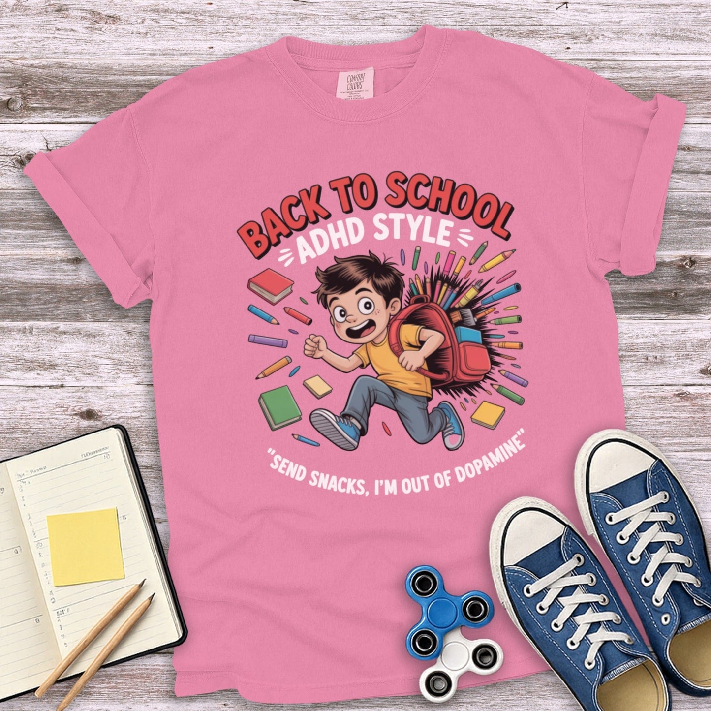Back to School ADHD Style Send Snacks T-Shirt product