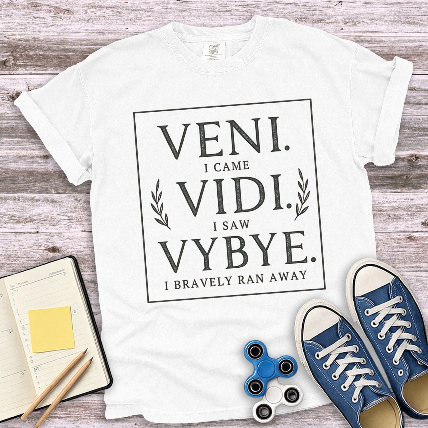 Veni Vidi Vybye I Bravely Ran Away T-shirt product