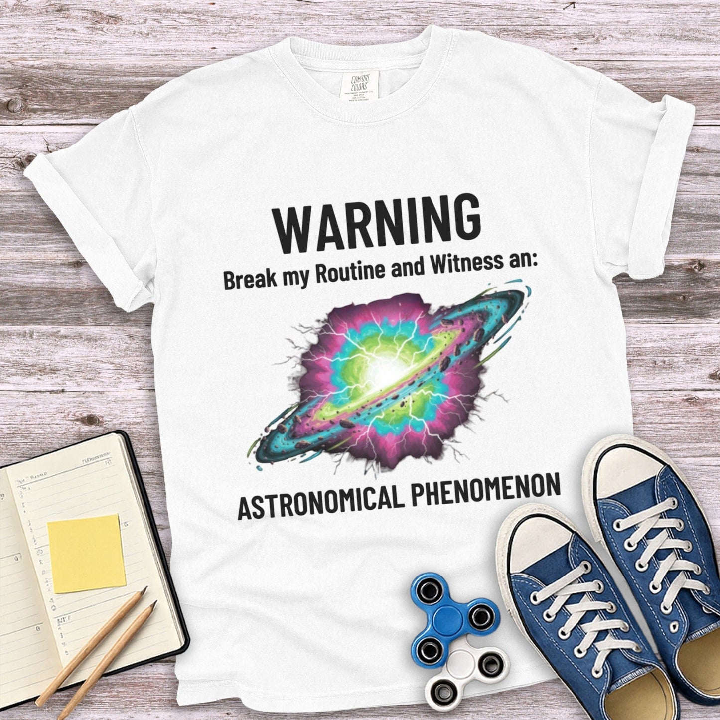 Warning Astronomical Phenomenon Statement Shirt