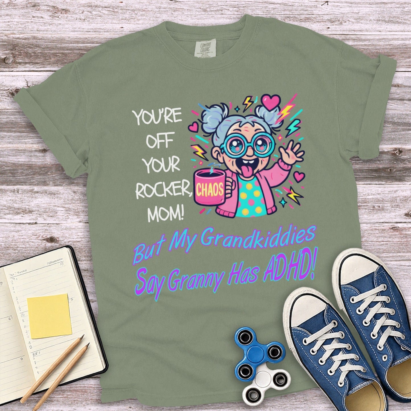 You're Off Your Rocker Mom Granny Has ADHD product type