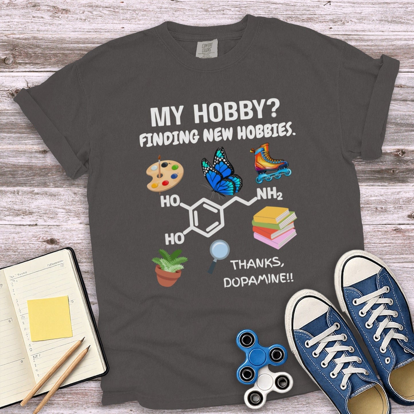 Finding New Hobbies Dopamine Shirt product type