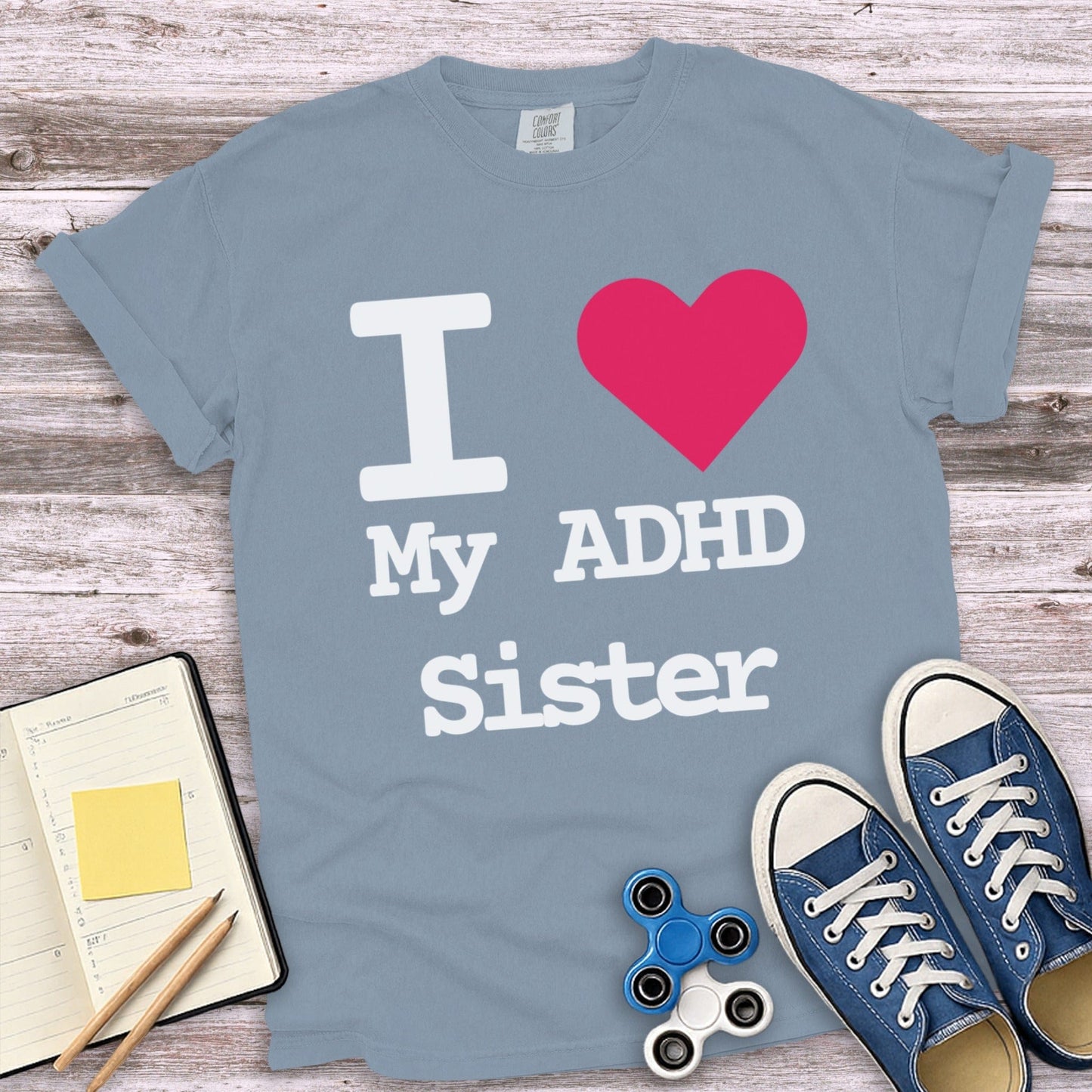 I Love My ADHD Sister Sibling Support Product