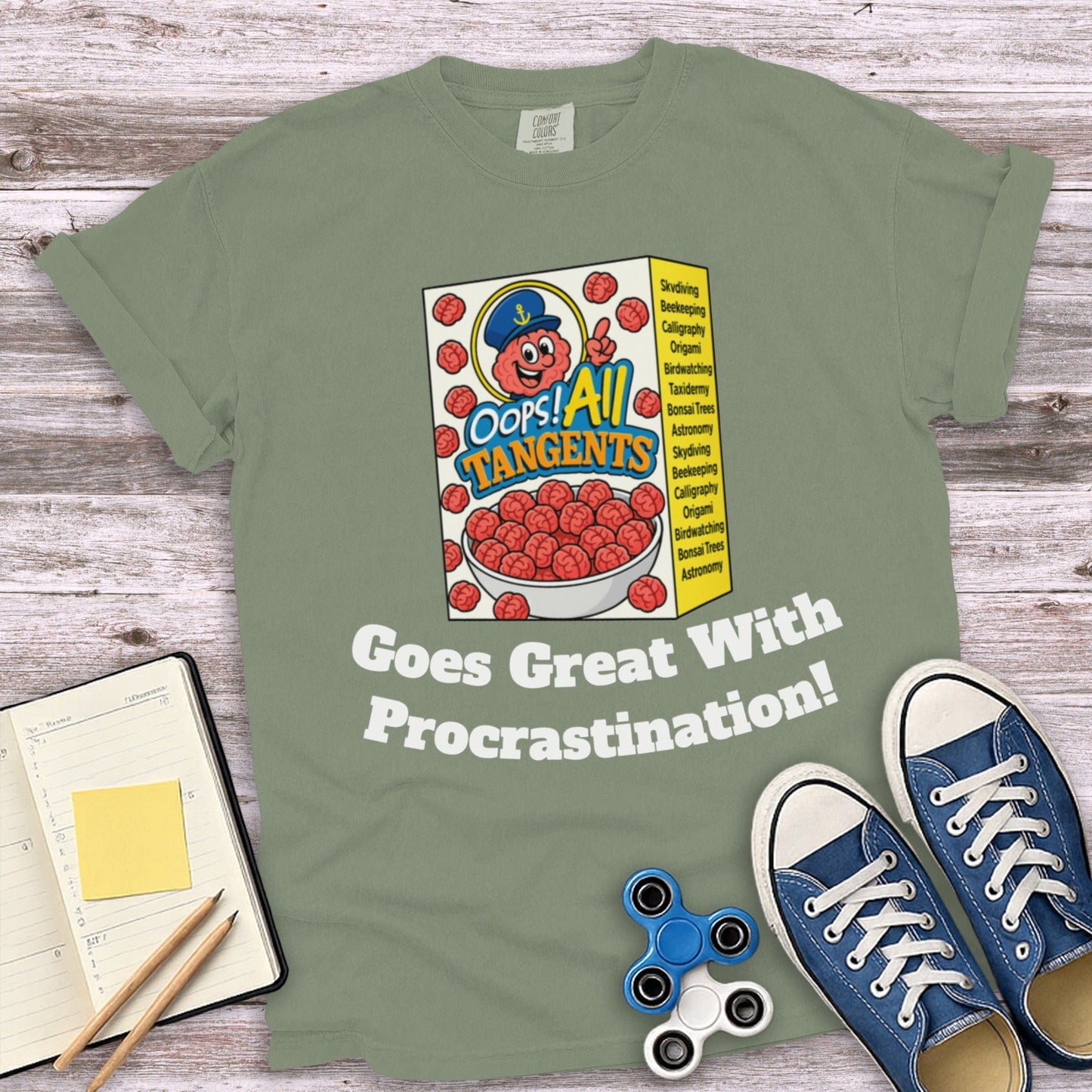 Oops All Tangents Goes Great With Procrastination product type