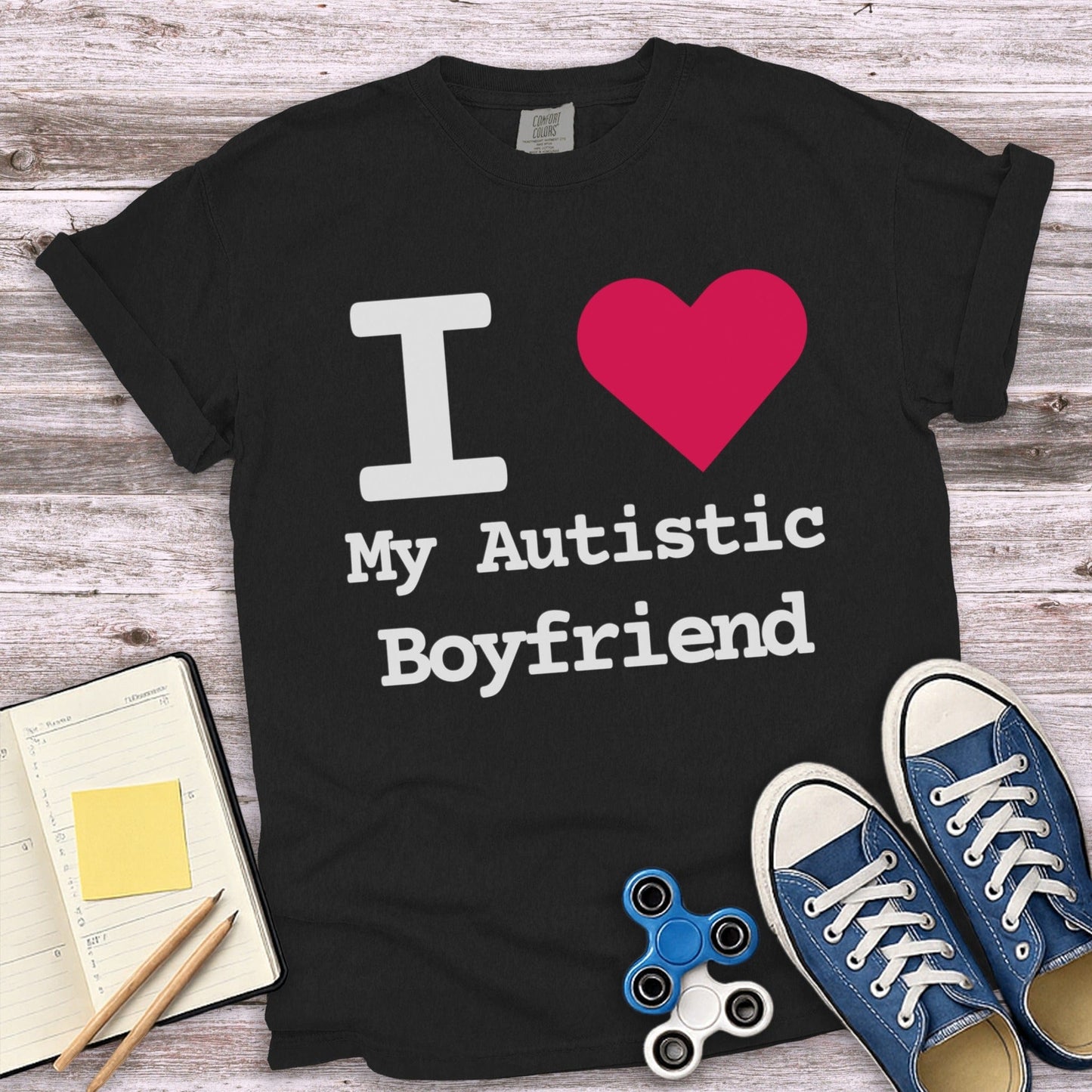 I Love My Autistic Boyfriend T-shirt product type