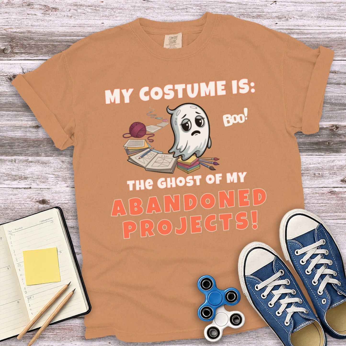 Funny My Costume Is The Ghost Of Abandoned Projects Shirt