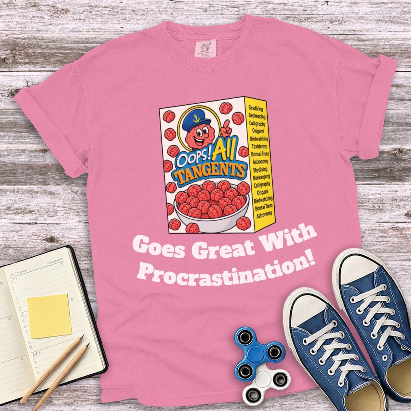 Oops All Tangents Goes Great With Procrastination product type