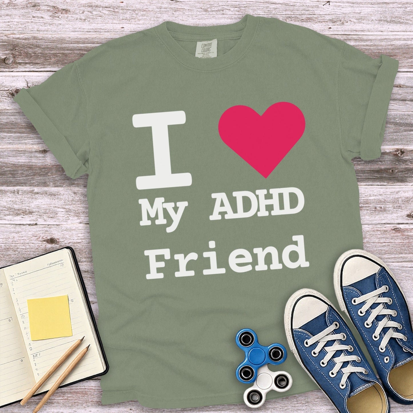 I Love My ADHD Friend T-shirt product