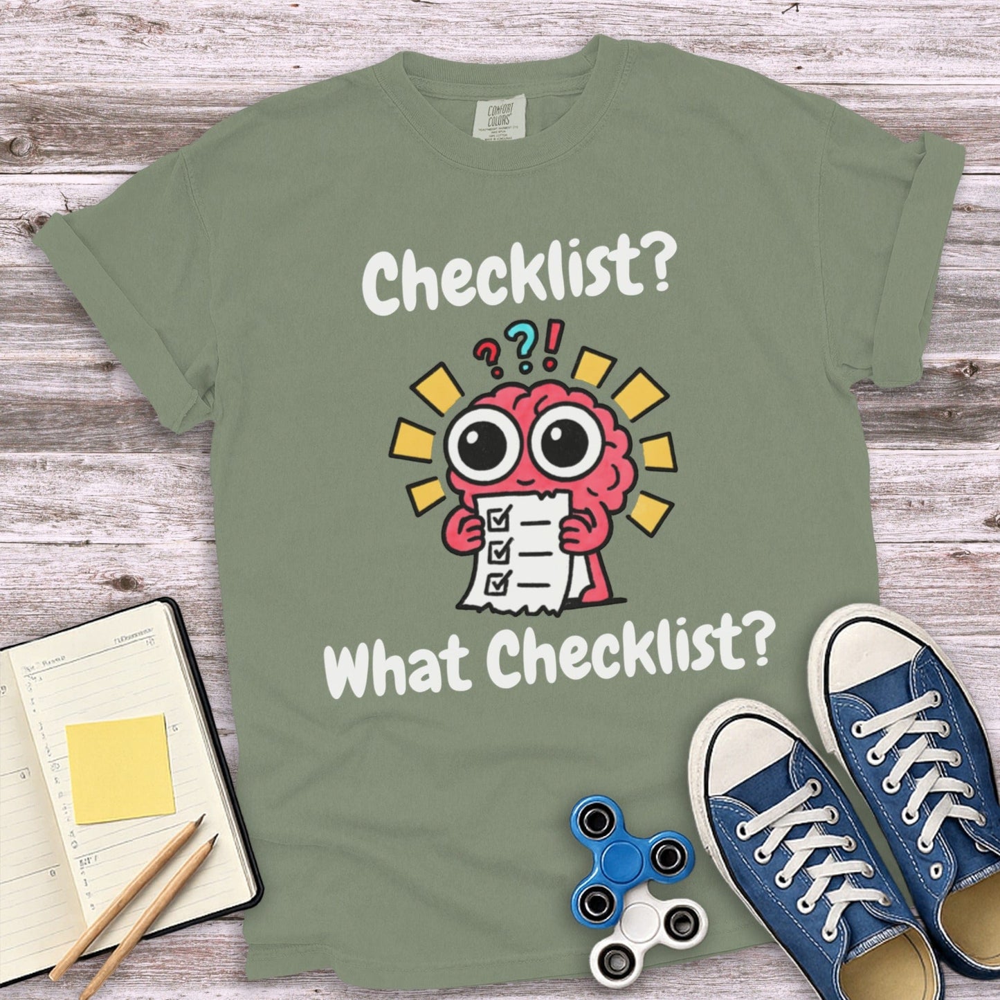 Checklist What Checklist Graphic T-Shirt product type