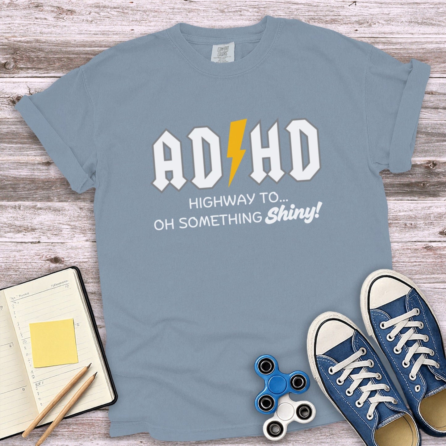 ADHD Highway To Oh Something Shiny T-Shirt product