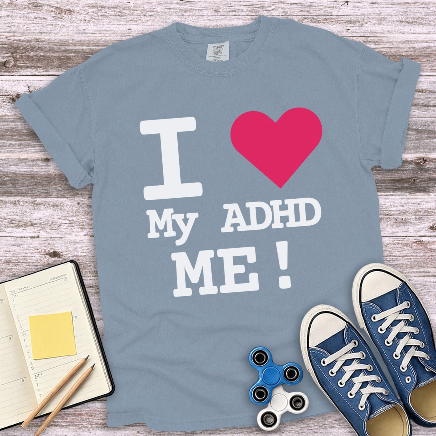 I Love My ADHD Me Printed Casual Shirt product