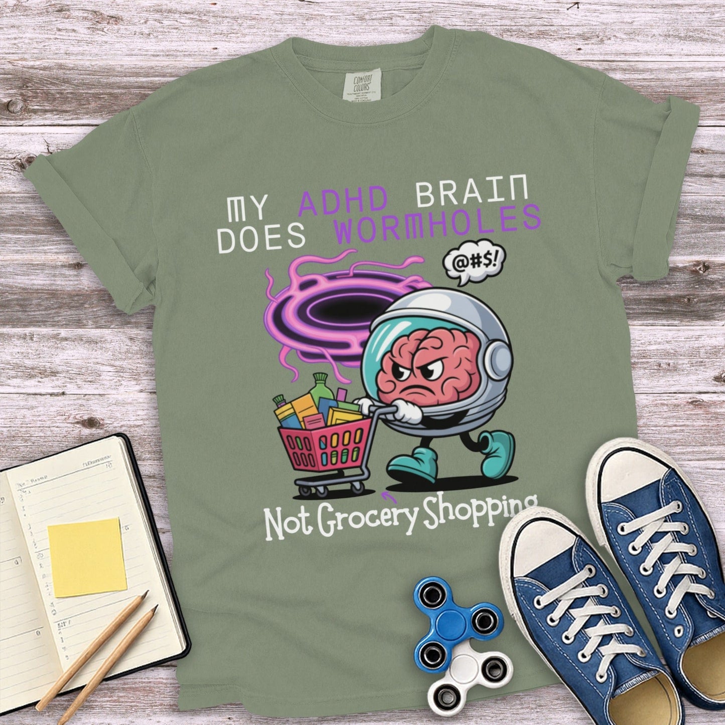 ADHD Brain Does Wormholes Not Grocery Shopping product type