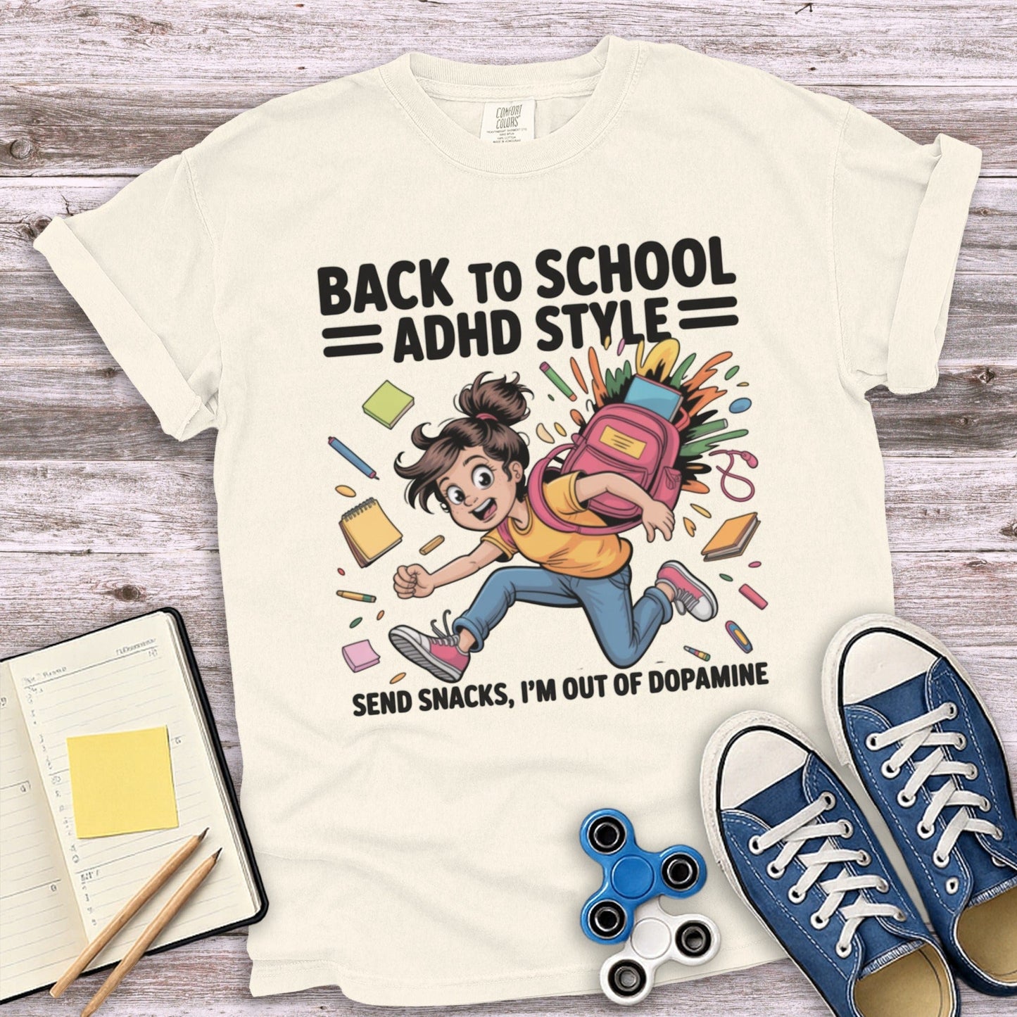Back to School ADHD Style Send Snacks Shirt product