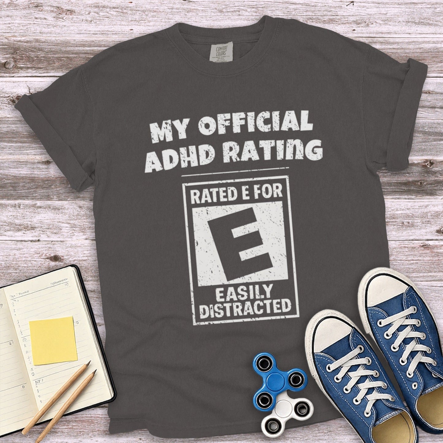 My Official ADHD Rating Easily Distracted product type