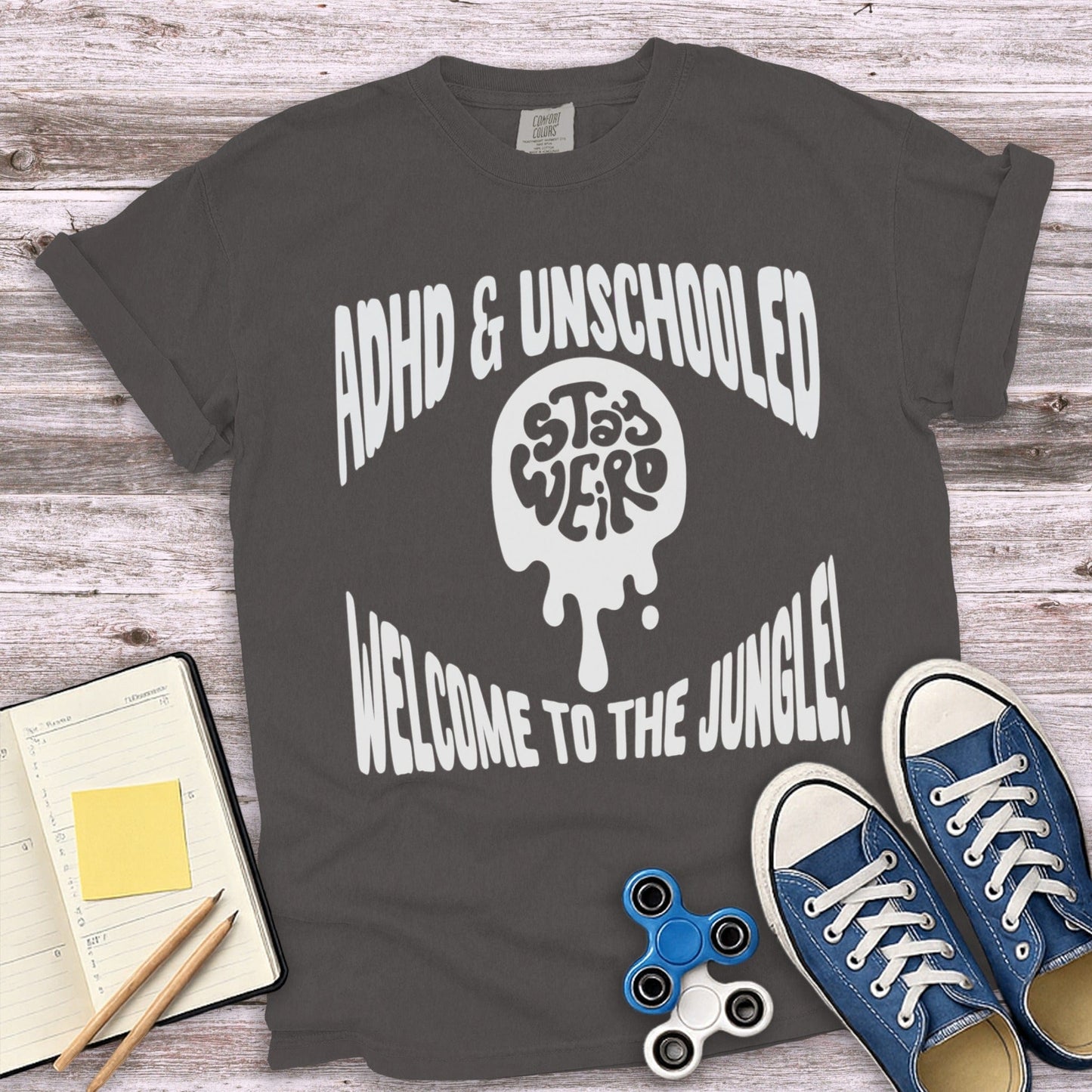 ADHD & Unschooled Welcome to the Jungle T-Shirt product type