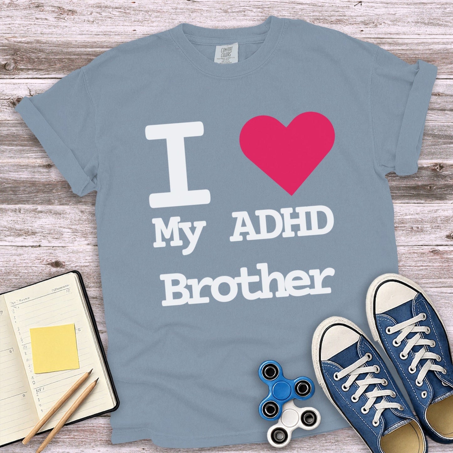 I Love My ADHD Brother T-shirt product type